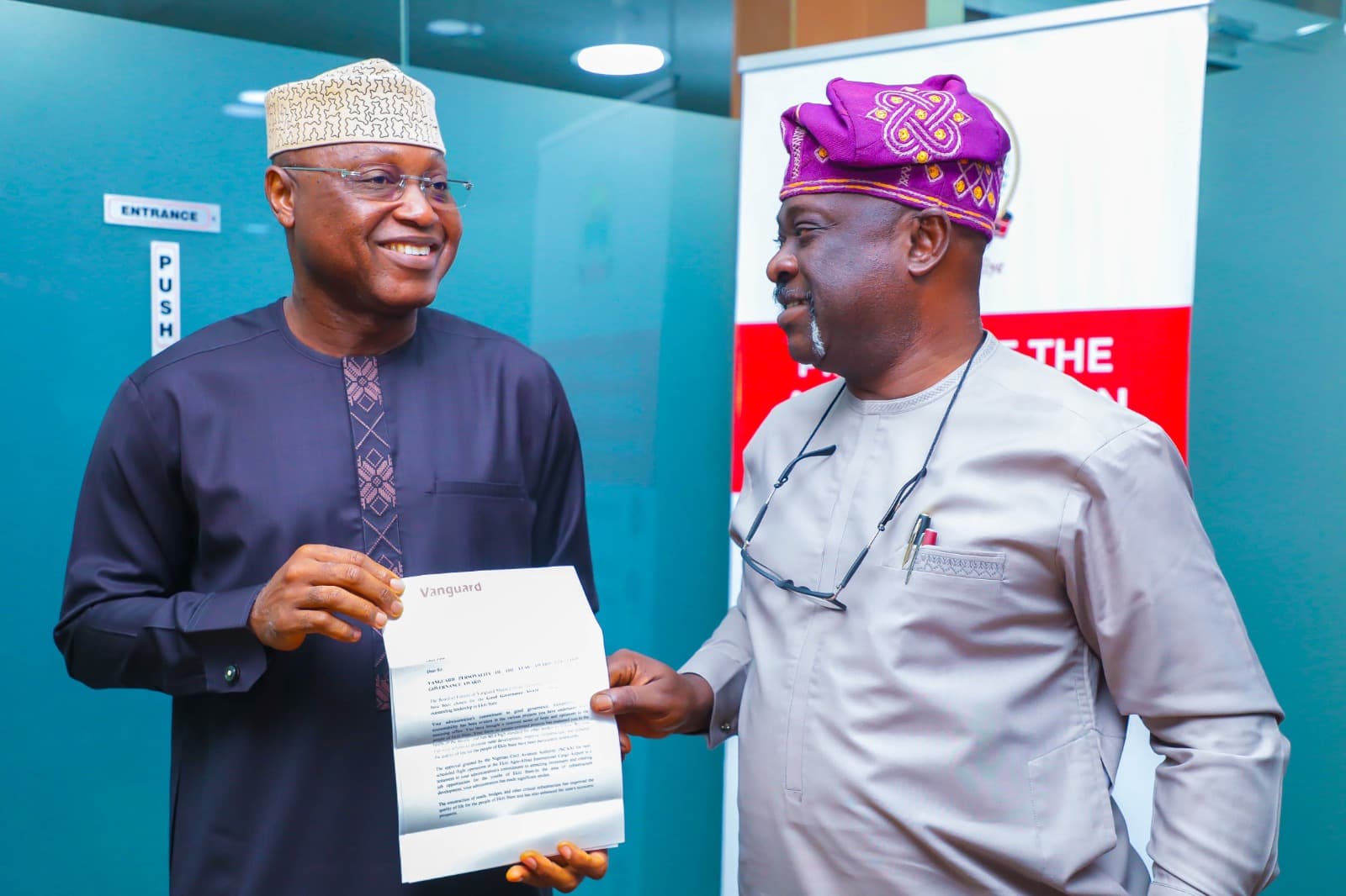 Oyebanji To Receive Vanguard Newspaper s Award For Good Governance Oyebanji To Receive Vanguard Newspaper s Award For Good Governance